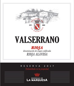 Valserrano, Vinedos y Bodegas de la Marquesa, Rioja DOCa, Valserrano Reserva